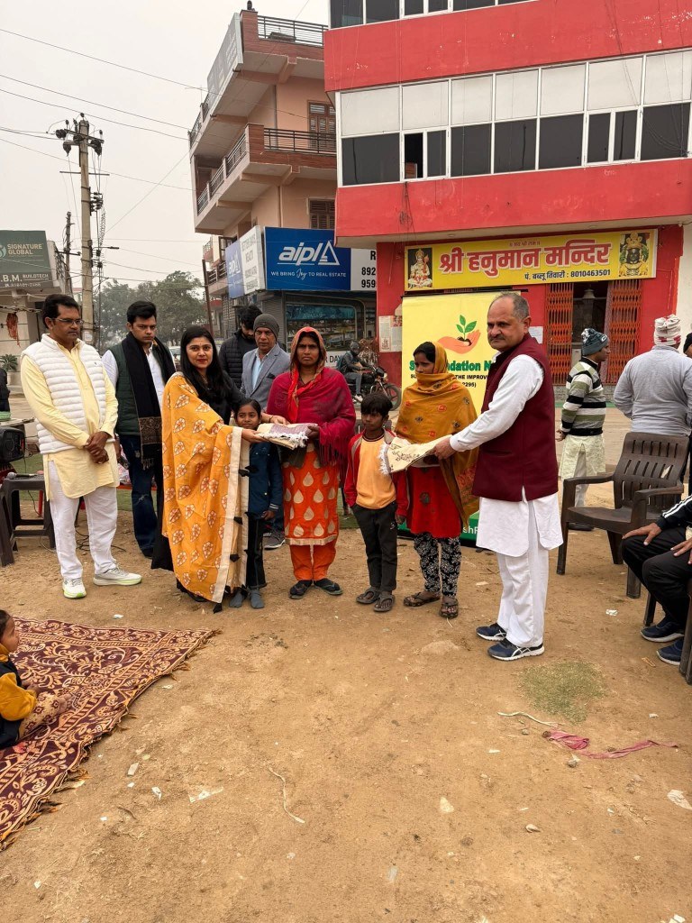 SAI Foundation outreach with banner